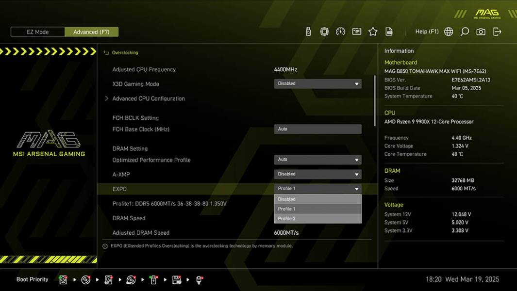 MSI MAG B850 TOMAHAWK MAX WIFI-4